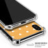 Yellow and White Hearts iPhone XS Max Clear Case